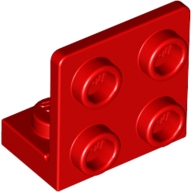 Lego auto konzola (nosič) pro nárazník 1x2 - 2x2, červená (6001806)
